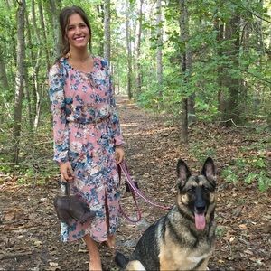 WAYF Peasant style maxi dress